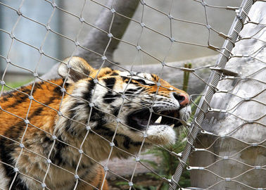 Сетка зоопарка 316/316Л нержавеющей стали, защитный ограждать приложения клетки тигра