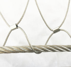 Сетка веревочки провода нержавеющей стали для сети леса загородки/завода зоопарка сетки кабеля взбираясь